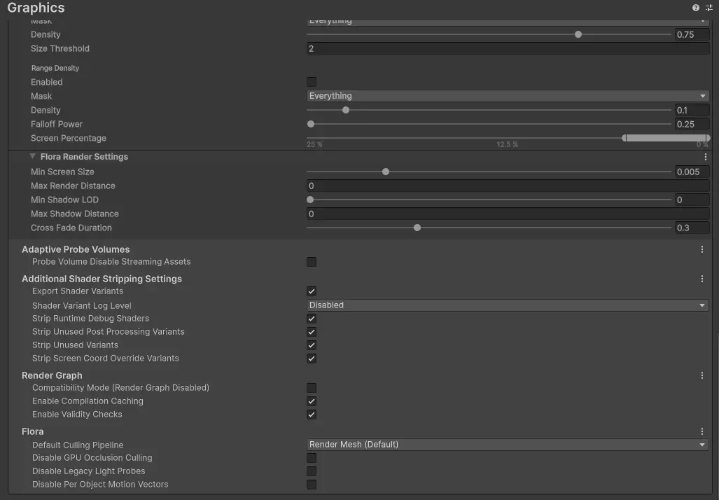 Global Settings UI